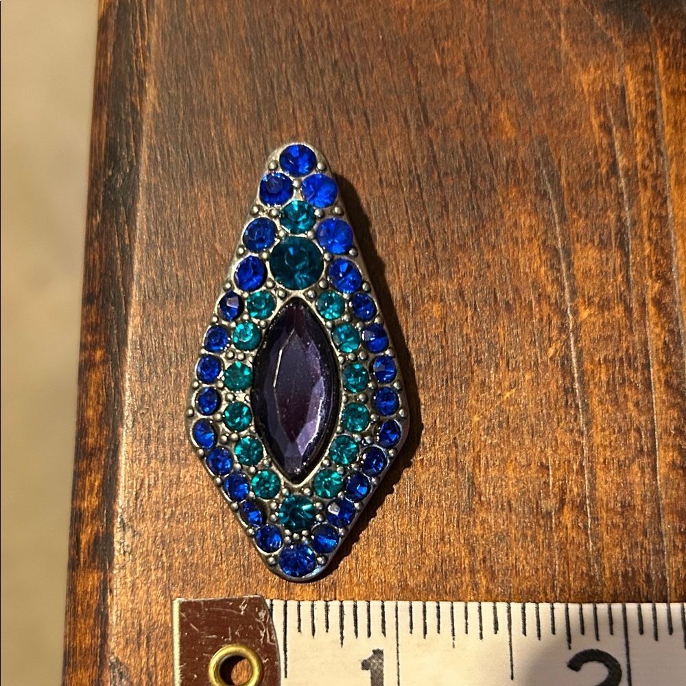 Blue and Purple Gemstone Pendant